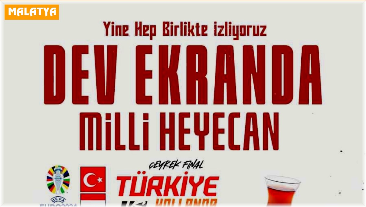 Çeyrek Final Heyecanı dev ekranda