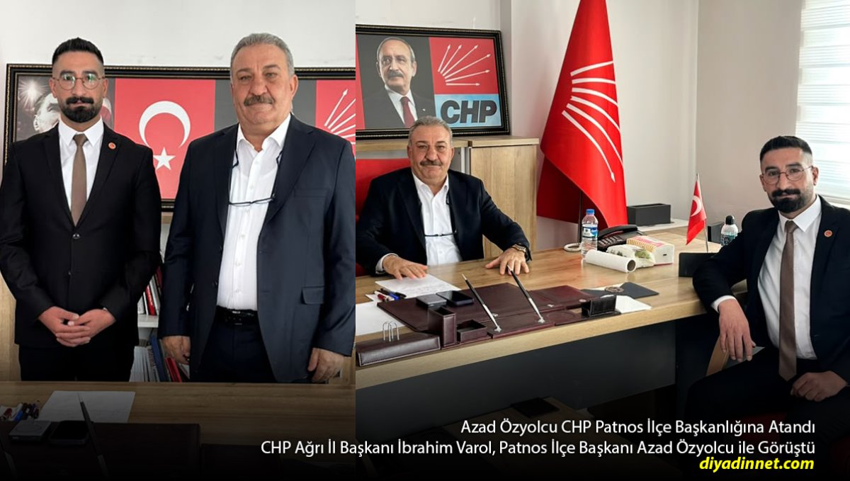 CHP Patnos'ta Yeni İlçe Başkanı Belli Oldu: Azad Özyolcu Göreve Atandı