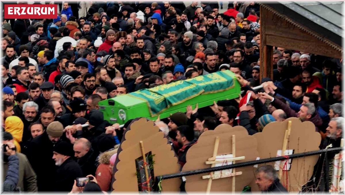 Çığ altında kalarak hayatını kaybeden Erzurumlu dağcı son yolculuğuna uğurlandı