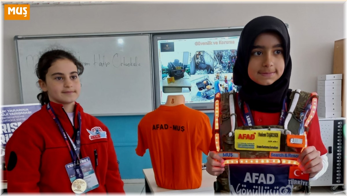 Çığ felaketinden etkilenerek geliştirdikleri proje ile Türkiye birincisi oldular