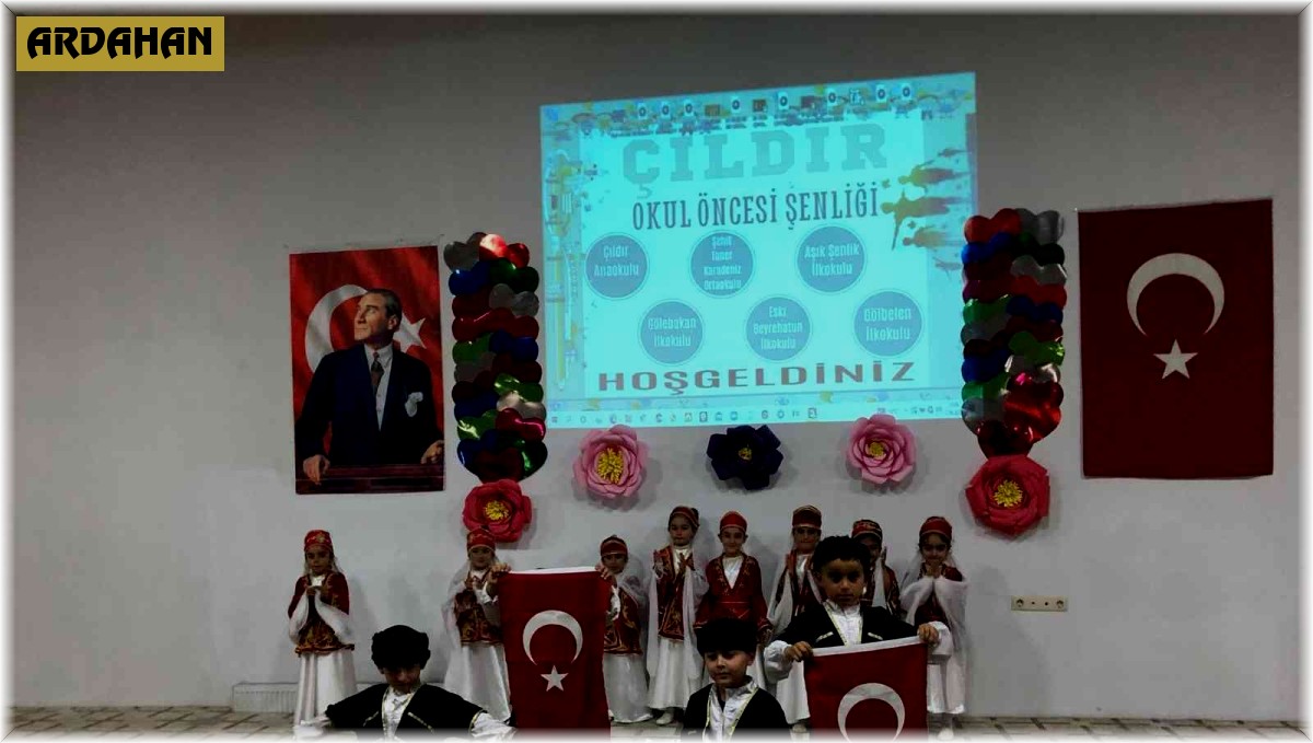 Çıldır ana sınıfı öğrencilerinden yaz şenliği