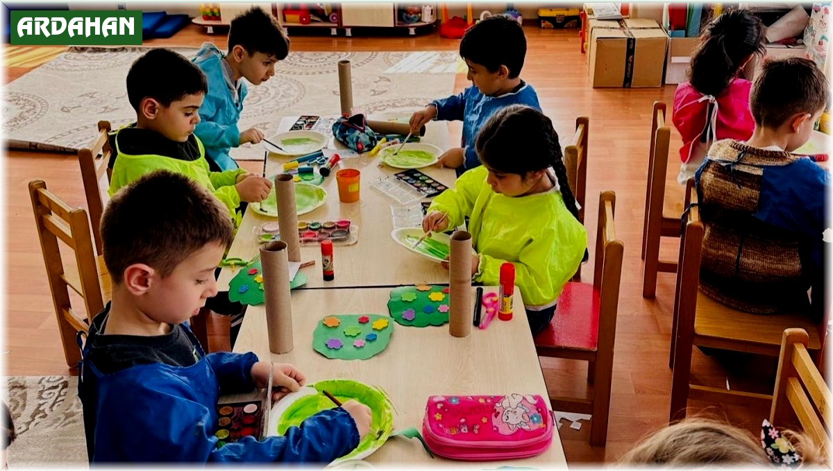 Çıldır'da anaokulu öğrencilerine orman bilinci