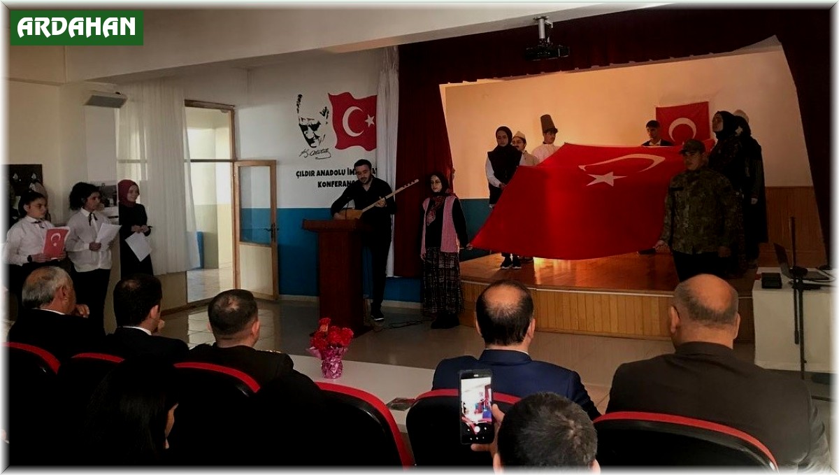 Çıldır'da İstiklal Marşının Kabulü Programı Düzenlendi