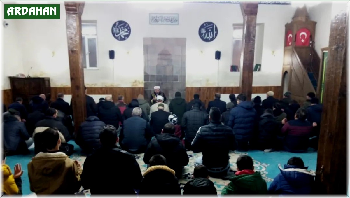 Çıldır'da Miraç Kandili idrak edildi