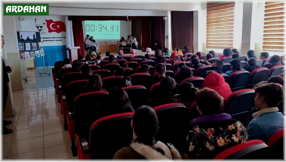 Çıldır'da öğrenciler münazarada buluştu