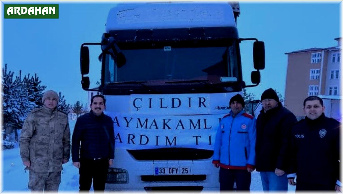 Çıldır'dan deprem bölgesine yardım eli