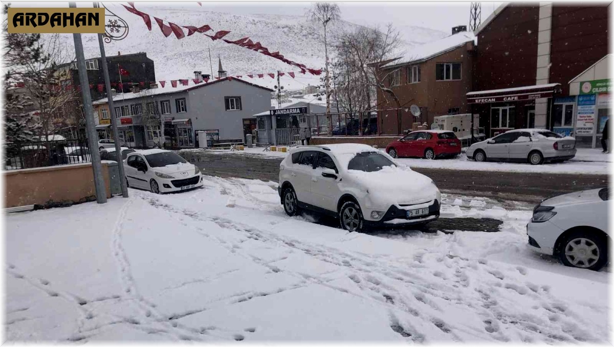 Çıldır karlı bir güne uyandı