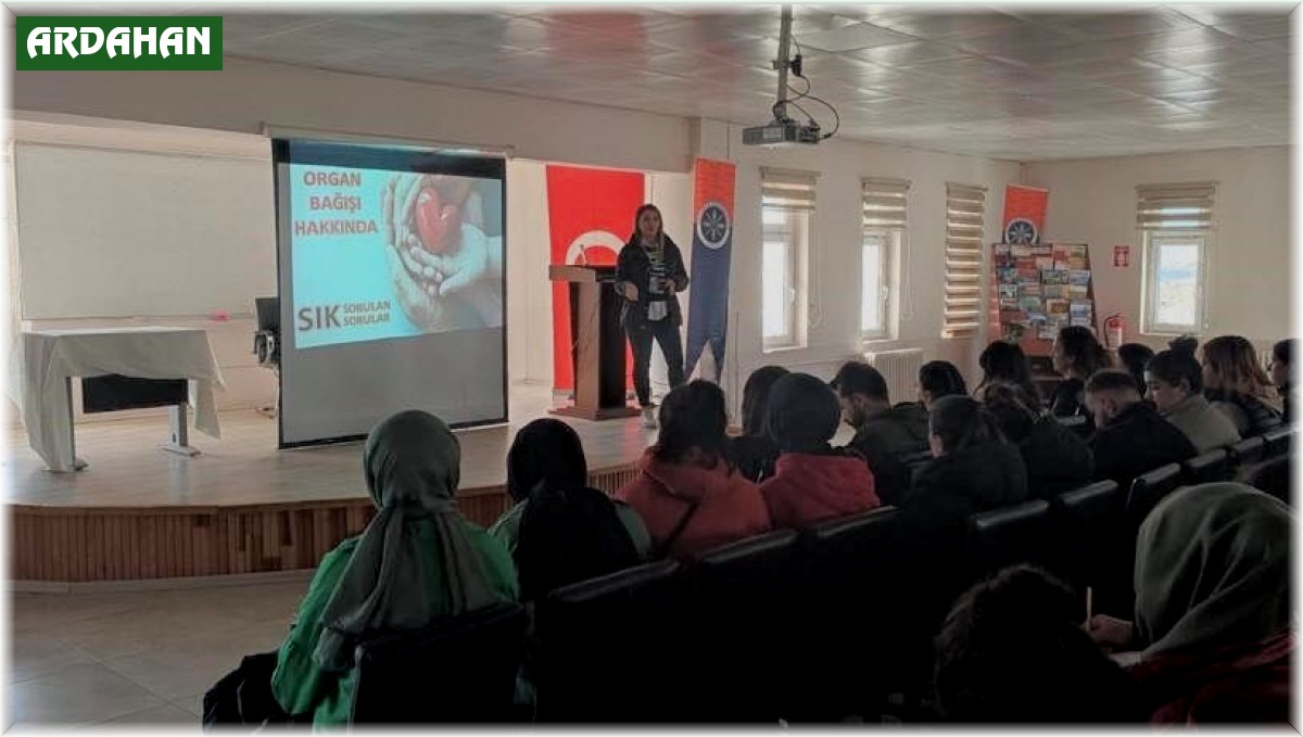 Çıldır Meslek Yüksek Okulu'ndan organ bağışına destek