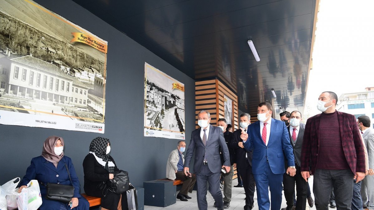 Çilesiz otobüs durağı yenilenerek hizmete sunuldu