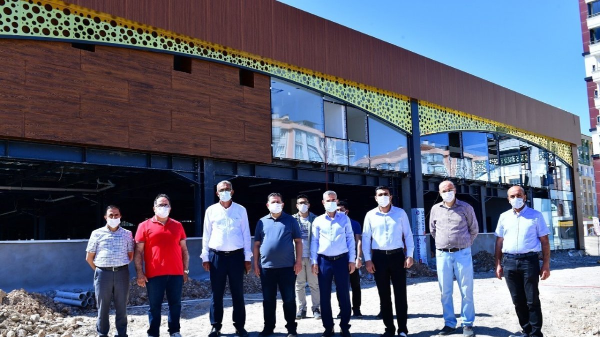 Çilesiz semt pazarı ve yaşam merkezinde çalışmalar yoğunlaştı