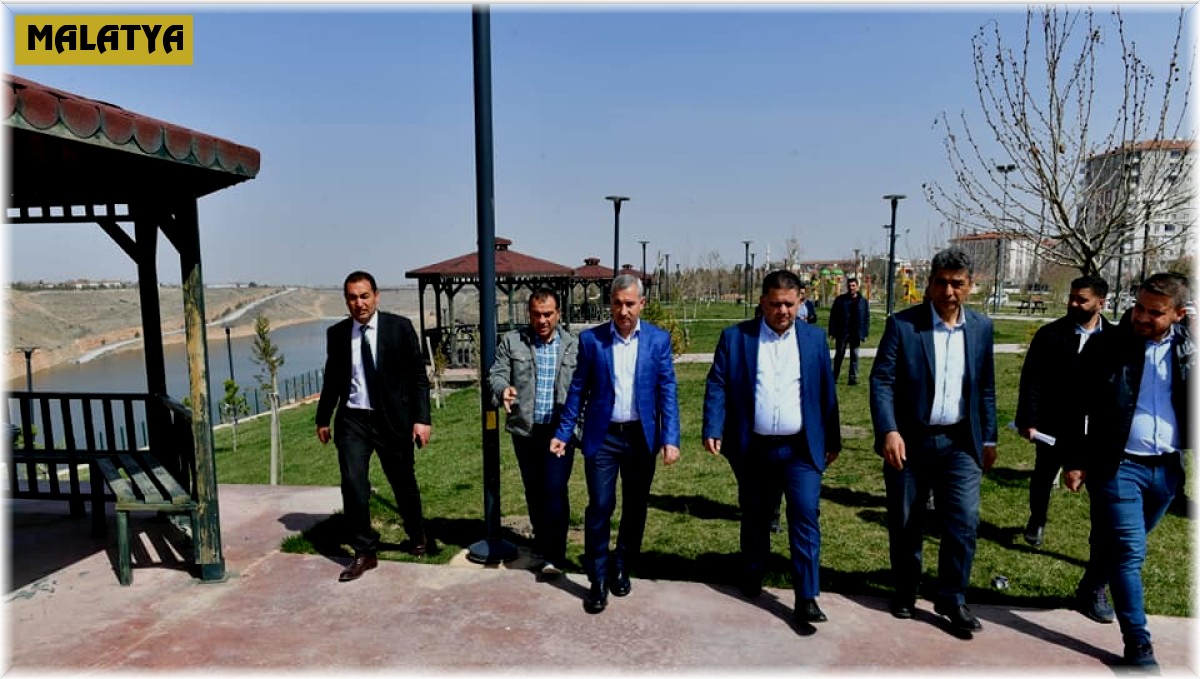 Çınar, Beylerderesi şehir parkındaki çalışmaları inceledi
