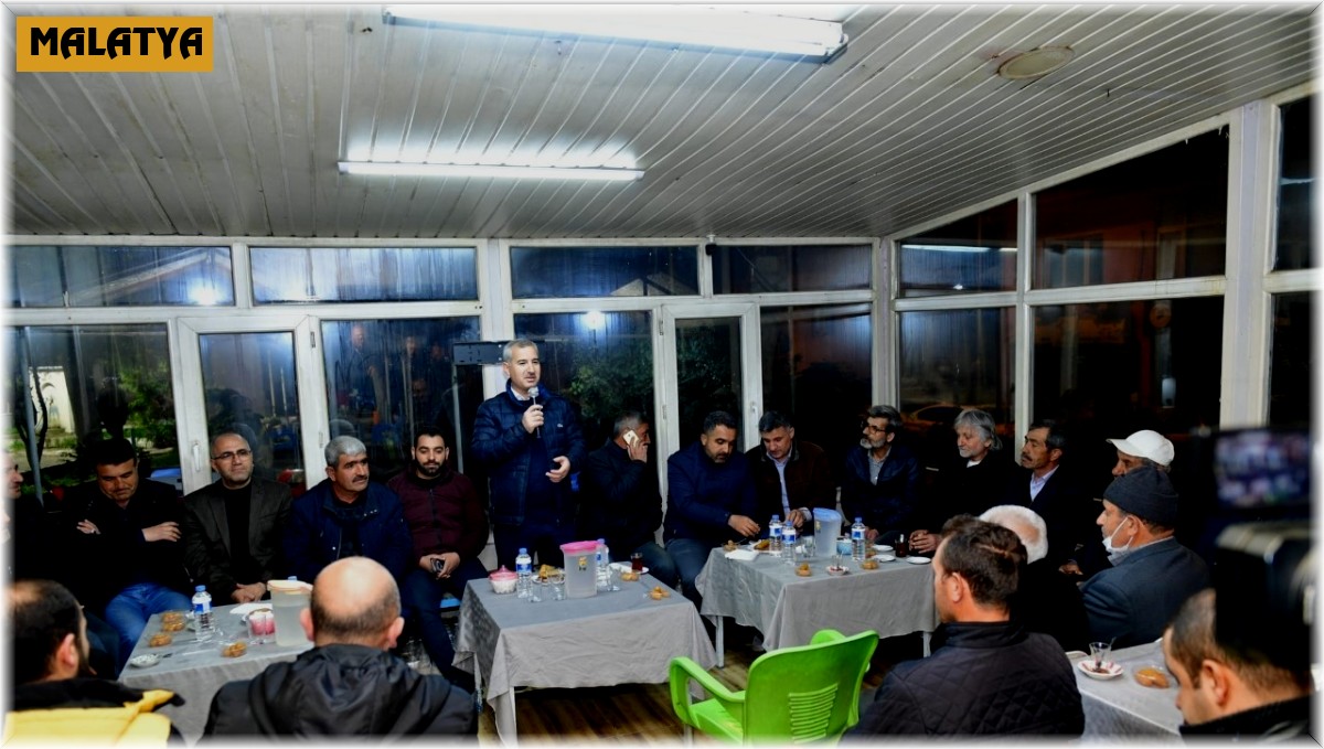 Çınar, Konak sakinleriyle bir araya geldi