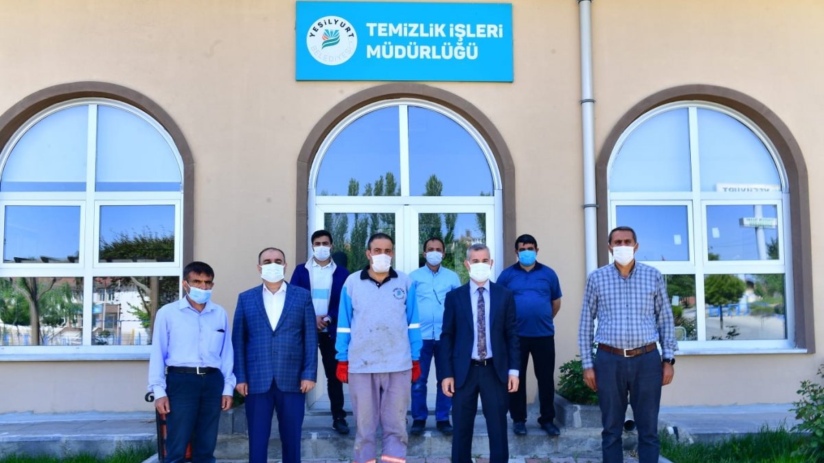 Çınar, temizlik personelleriyle bir araya geldi