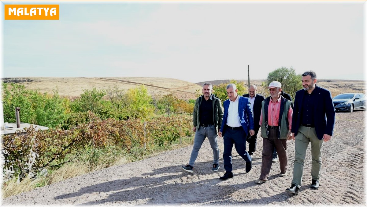 Çınar: "Yeşilyurt'un dört bir tarafında yaraları sarıyoruz"