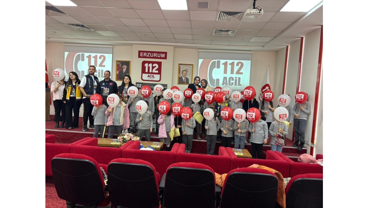 Çocuklara 112 farkındalığı gezisi