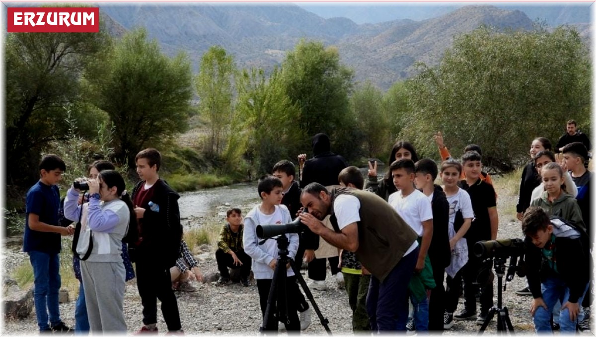 Çocuklara doğa turizmi etkinliği