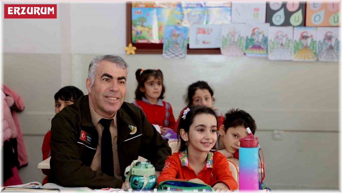 Çocuklara orman ve ağaç bilinçlendirmesi