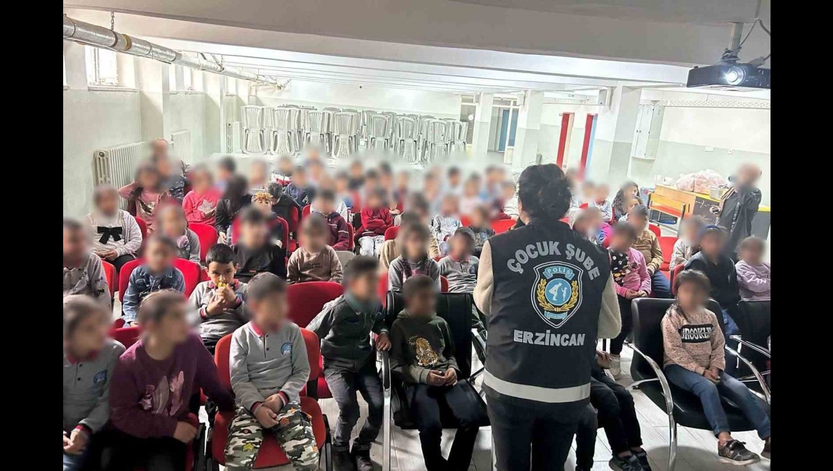 Çocuklara suçtan korunma eğitimi verildi