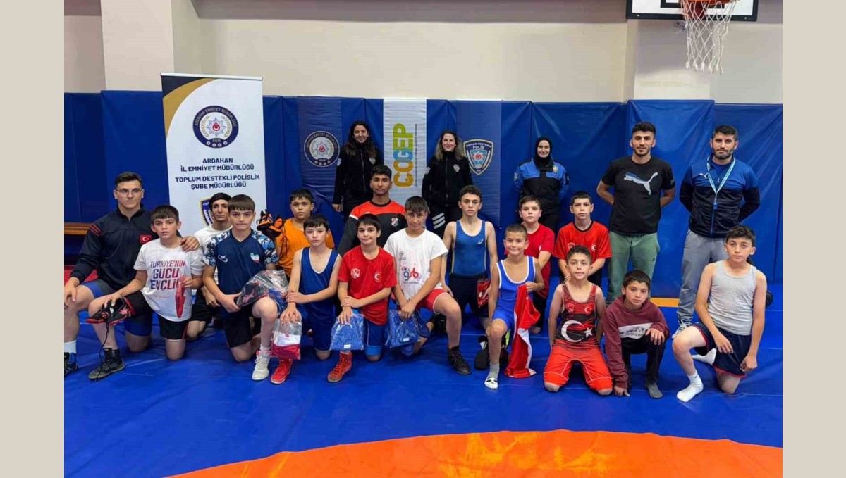 ÇOGEP Projesi kapsamında "Güreş Kursu" açıldı