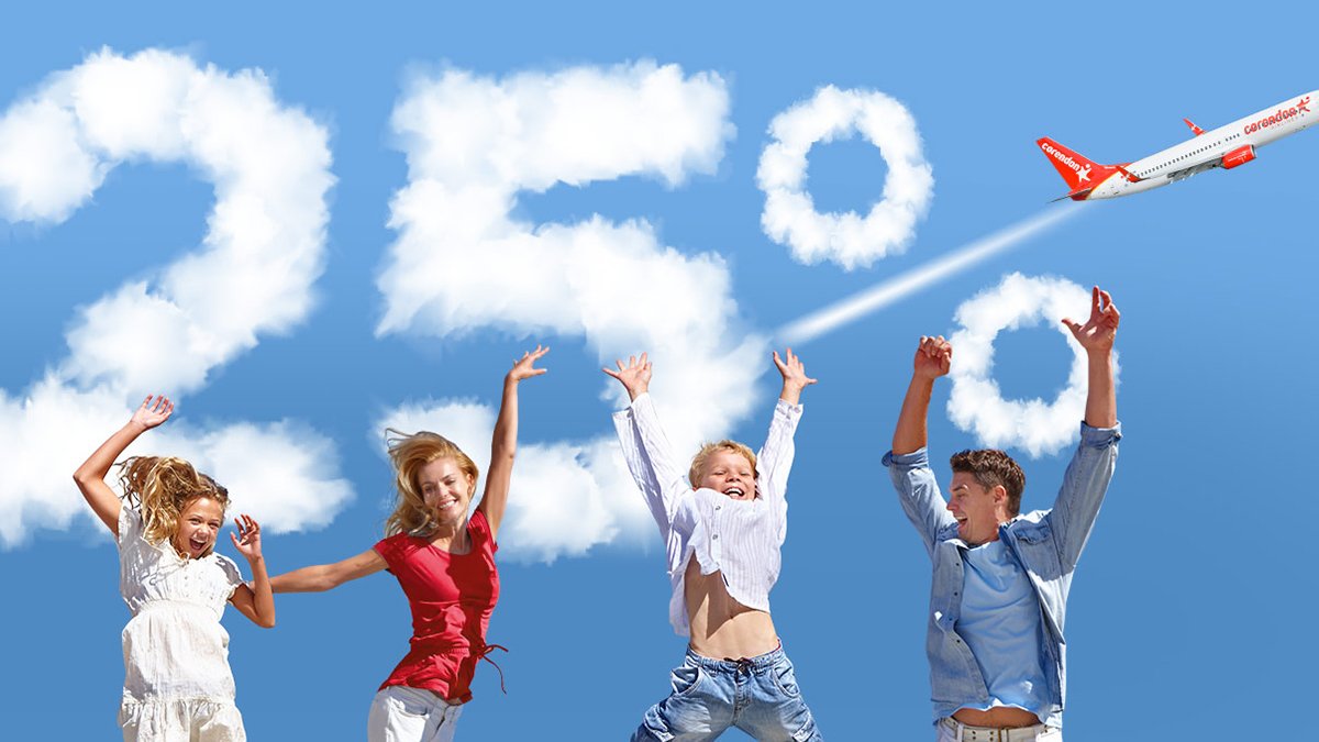 Corendon Airlines'tan çocuklu ailelere özel yüzde 25 indirim