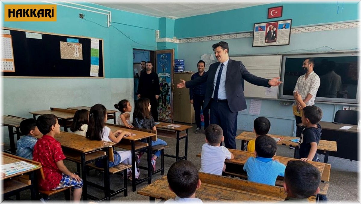 Çukurca'da karne heyecanı