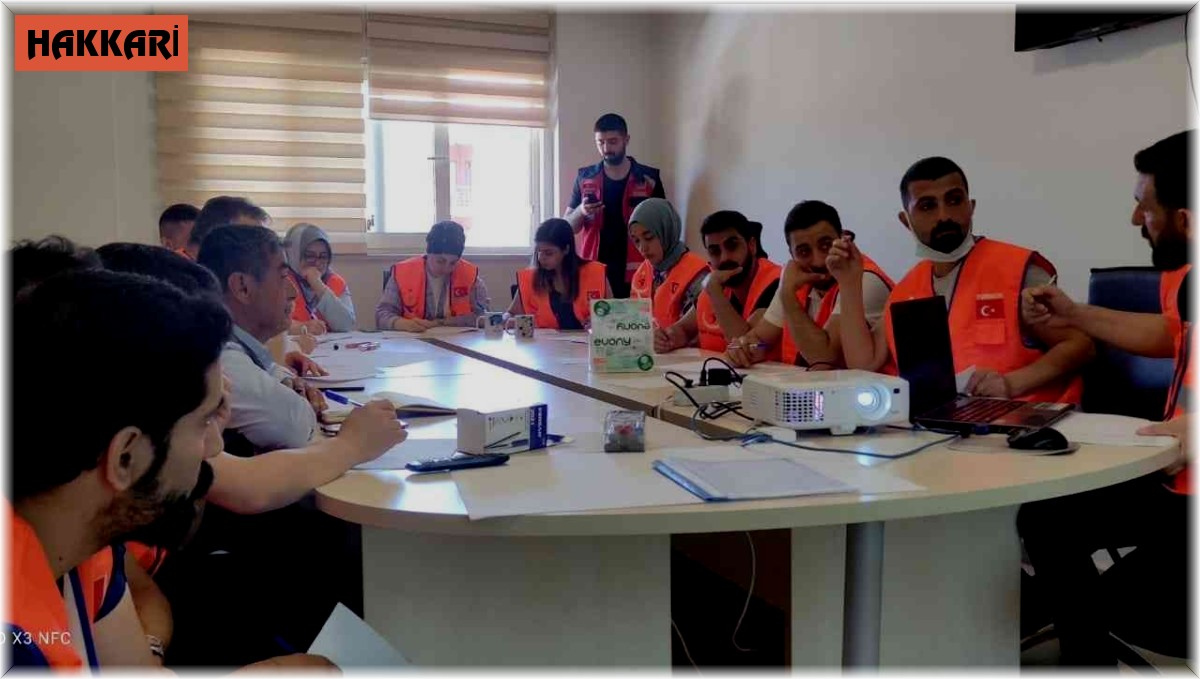 Çukurca Devlet Hastanesinde yangın tatbikatı