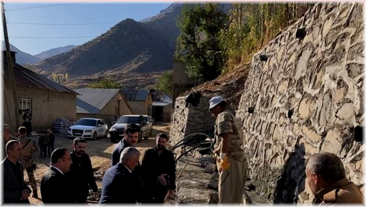 Çukurca Kaymakamlığının projeleri köy halkını sevindiriyor