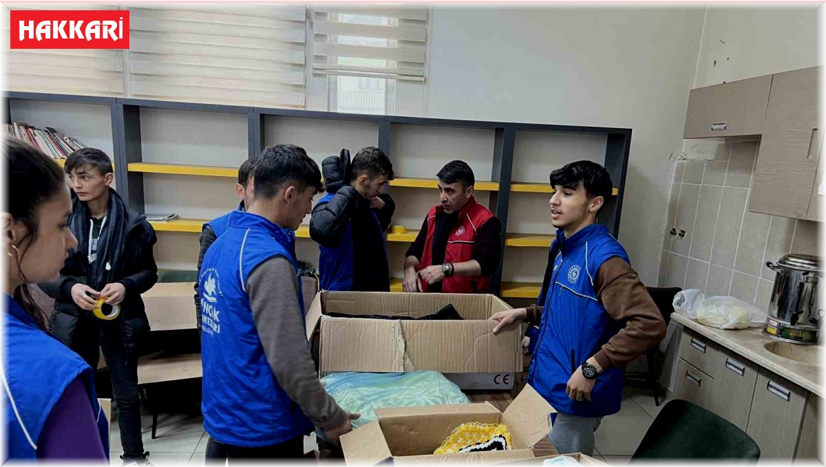 Çukurcalı gönüllülerden depremzedeler için yardım kampanyası