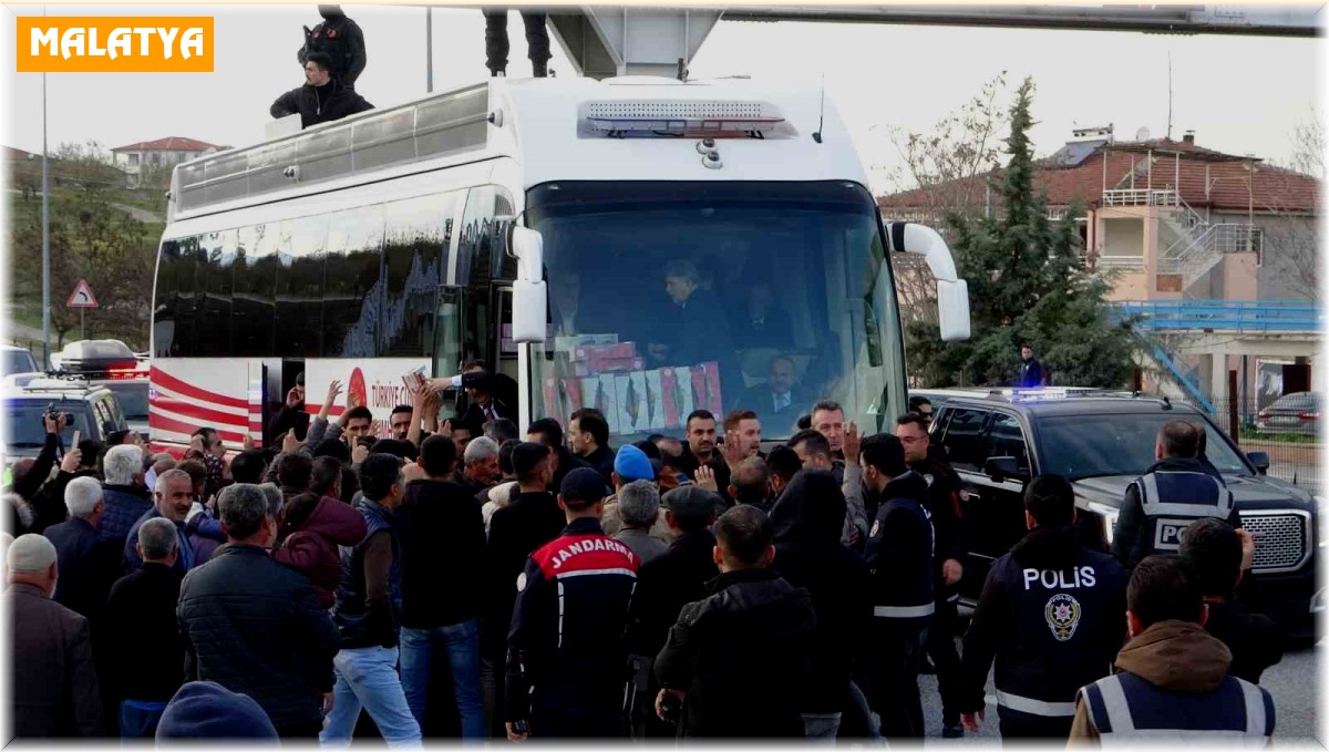 Cumhur İttifakı'na Malatya'da coşkulu karşılama