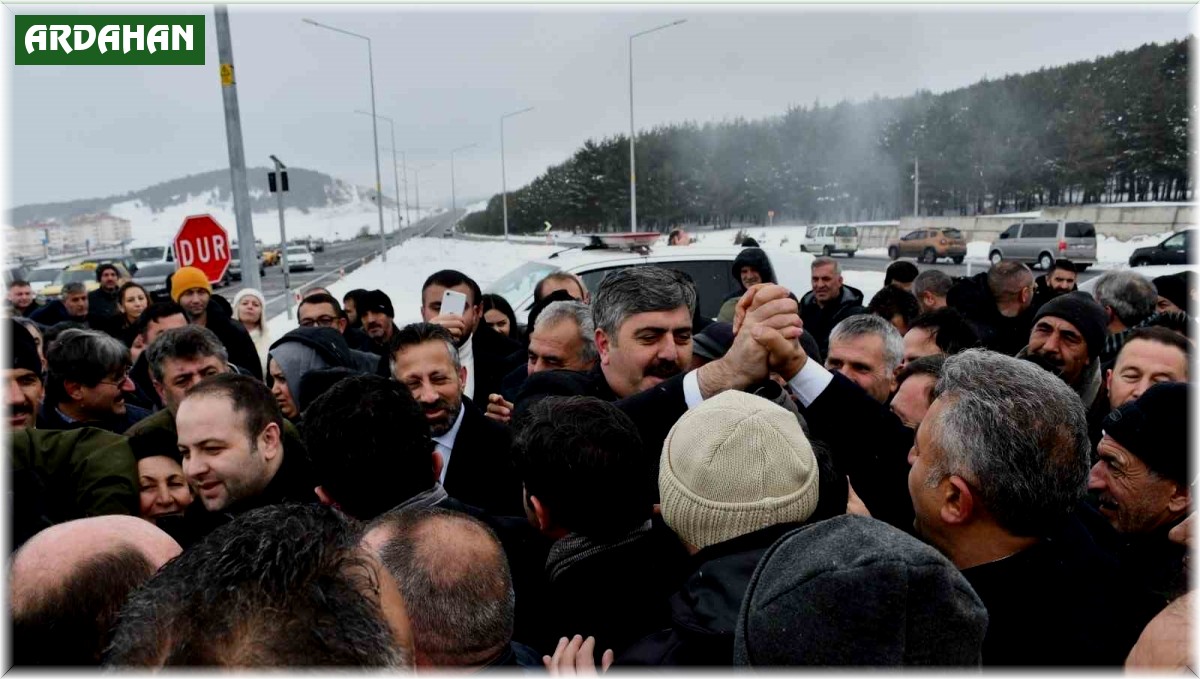 Cumhur İttifakı'nın adayı Yunus Baydar'a coşkulu karşılama