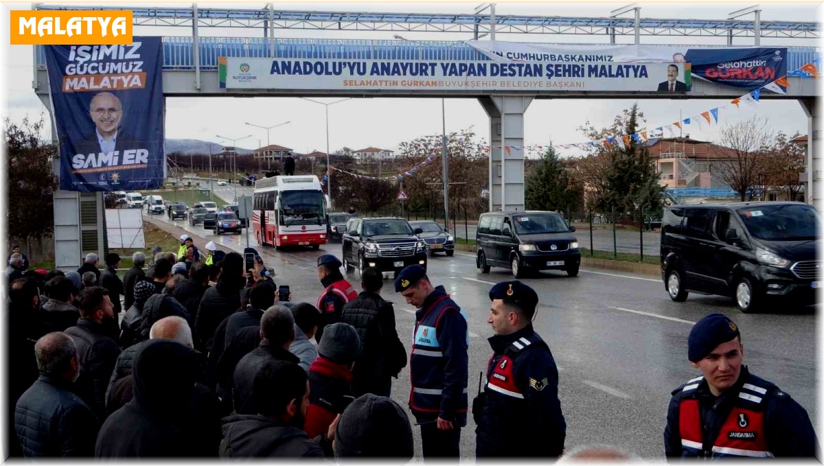 Cumhurbaşkanı Erdoğan'a Malatya'da yoğun ilgi