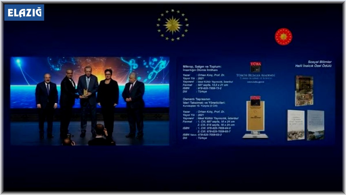 Cumhurbaşkanı Erdoğan'dan Fırat Üniversitesi Öğretim Üyesi Kılıç'a ödül