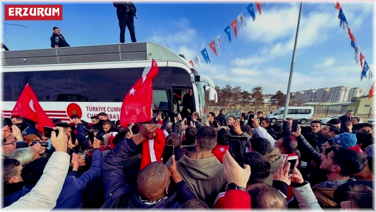 Cumhurbaşkanı Erdoğan Erzurum'da