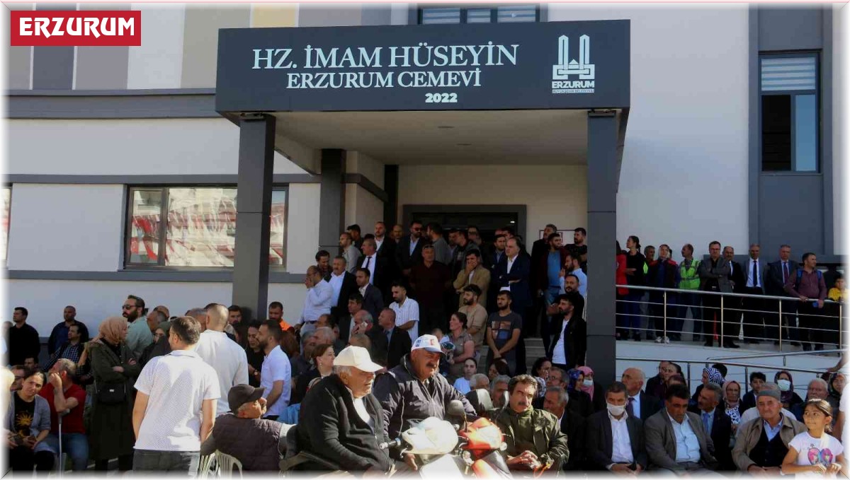 Cumhurbaşkanı Erdoğan, Hz. İmam Hüseyin Erzurum Cemevi'nin açılışını telekonferans ile yaptı