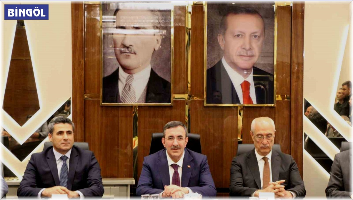 Cumhurbaşkanı Yardımcısı Cevdet Yılmaz Bingöl'de