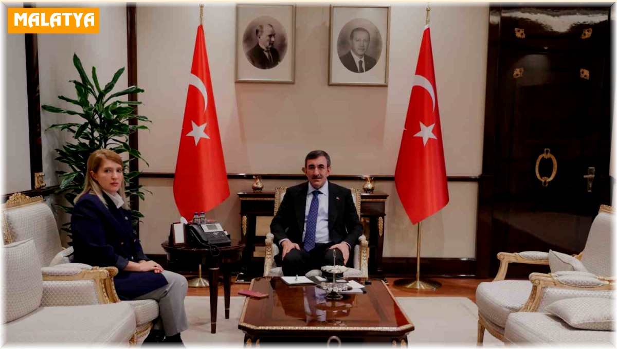 Cumhurbaşkanı yardımcısı, Malatya Milletvekili Ölmeztoprak ile görüştü