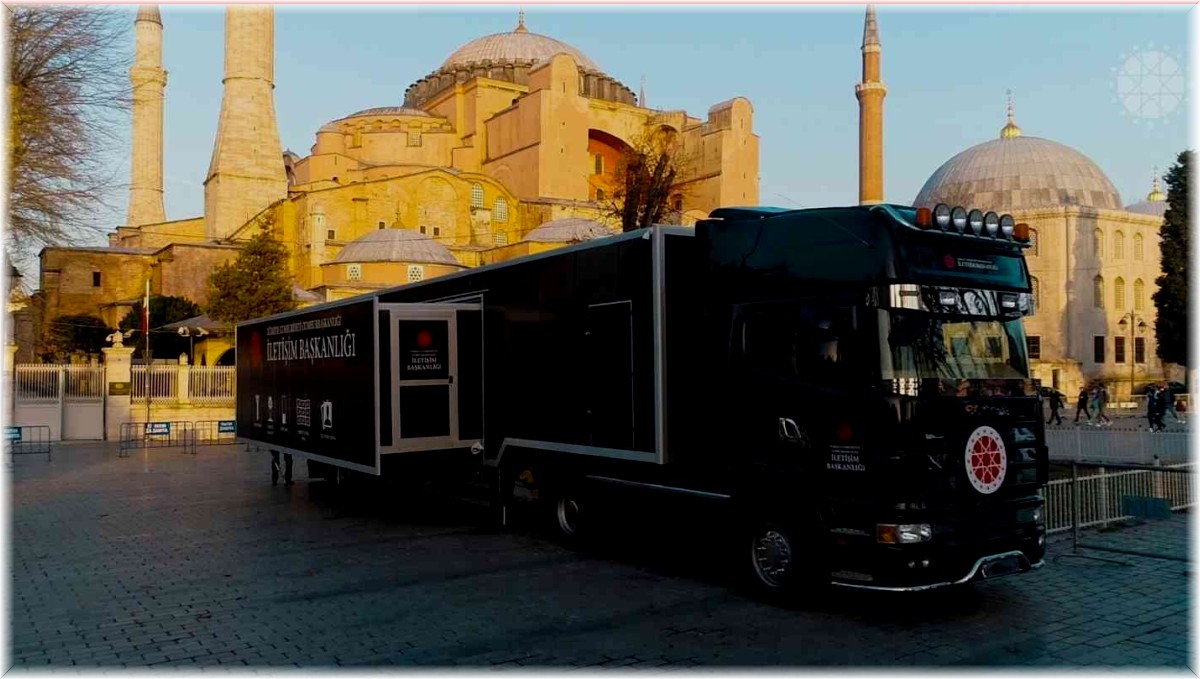 Cumhurbaşkanlığı İletişim Başkanlığının Dijital Tırı Erzurum'da ziyarete açılıyor