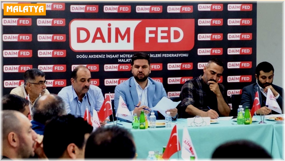 DAİMFED Malatya Şube Başkanlığına Kadircan Esen getirildi