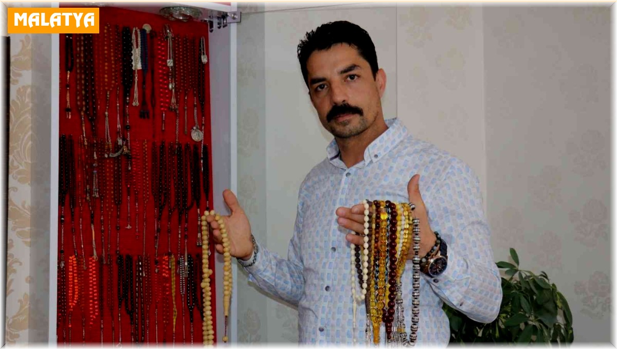 Daire fiyatına tespih koleksiyonu