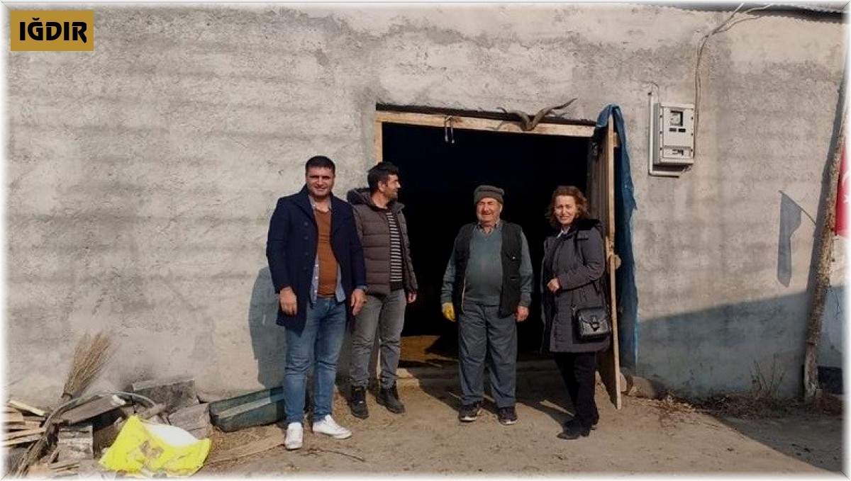 DAP kapsamında yapılan ahır ve ağıl projeleri kontrol edildi