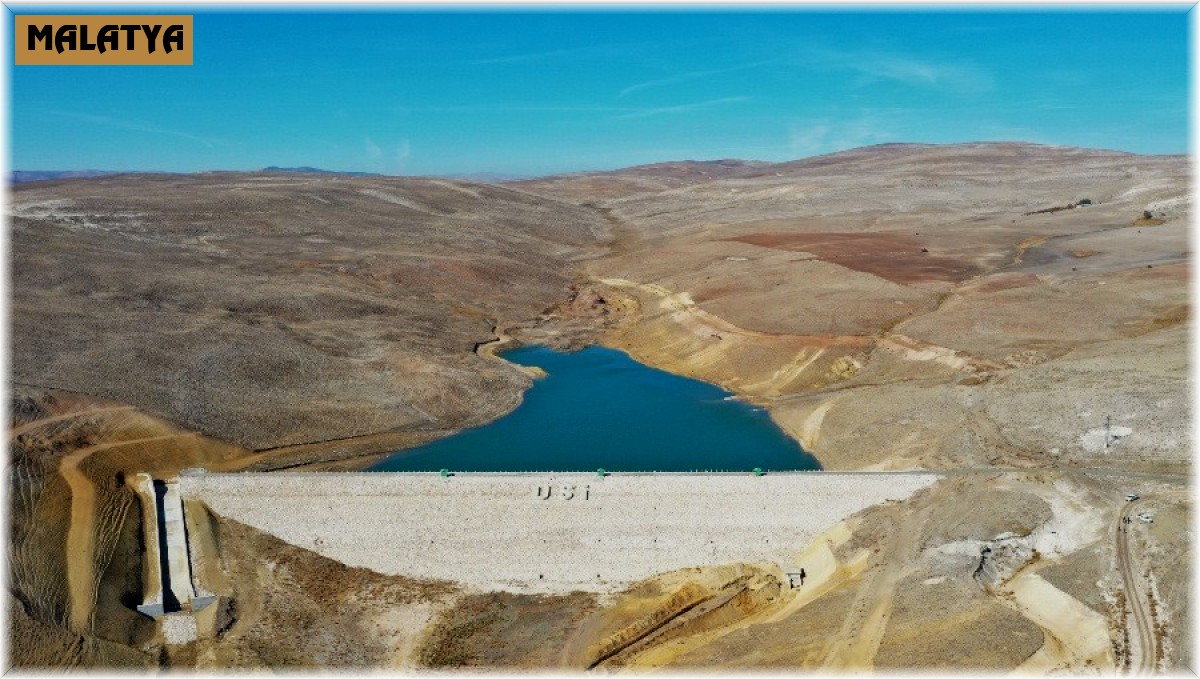 Darende Ayvalı Göleti 2022'de sulamaya başlayacak