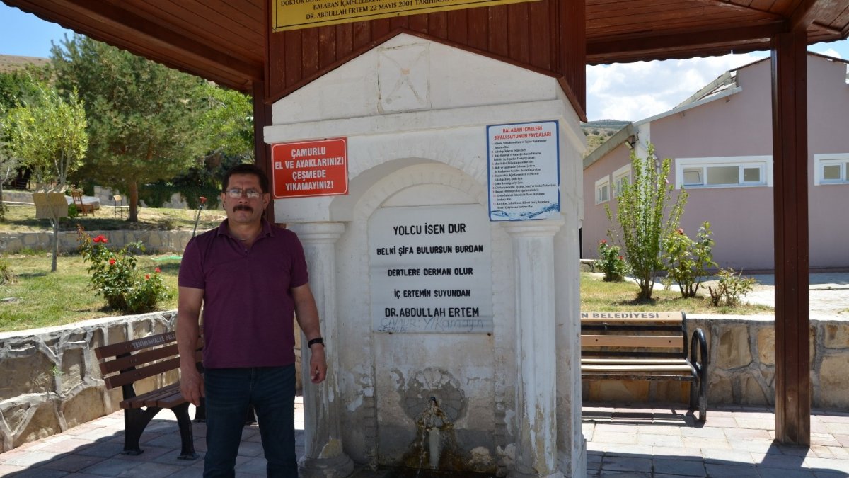 Darende Balaban İçmeleri'ne vatandaşlardan yoğun ilgi