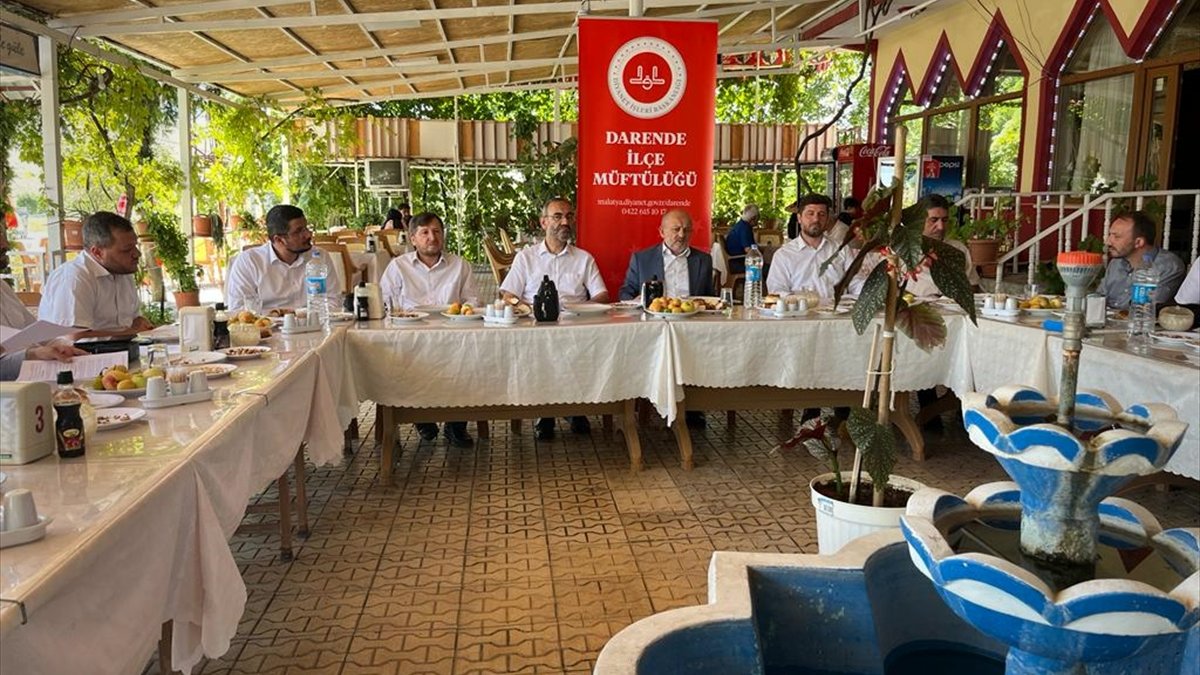 Darende'de ilçe müftüleri toplandı