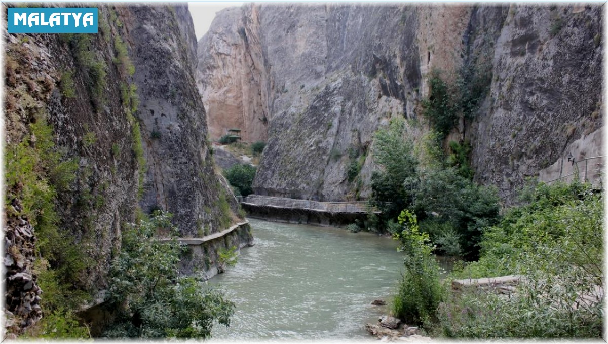 Darende Tohma Kanyonu turizme açılmayı bekliyor