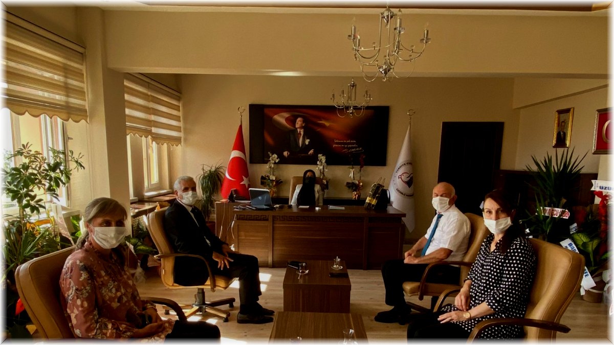 DATÜB heyetinden Kaymakam Çakas’a ziyaret