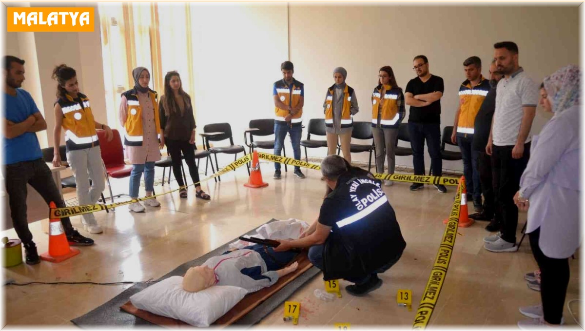 Delil avcılarından sağlıkçılara eğitim