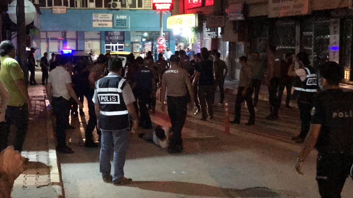 Denetim sırasında çıkan kavgaya polis müdahale etti