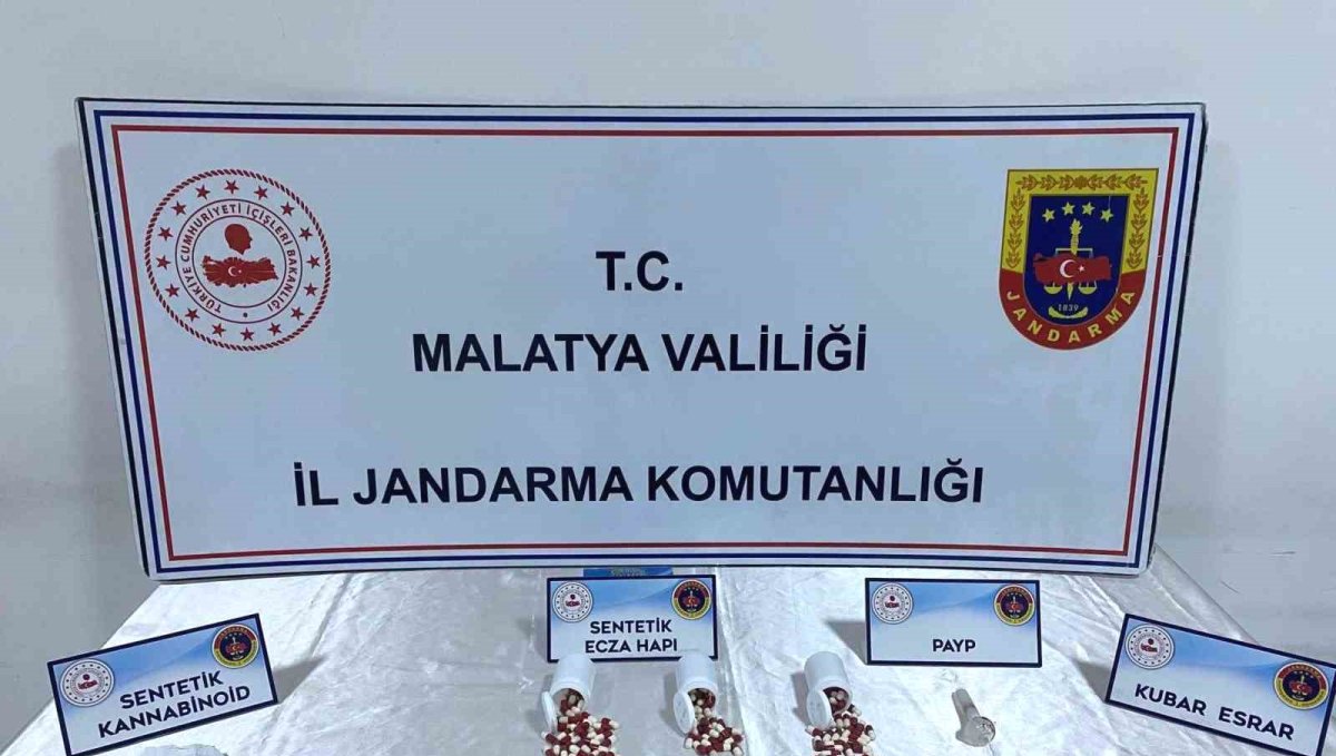 Denetimde ortaya çıktı: Malatya’da bin 627 hap ele geçirildi