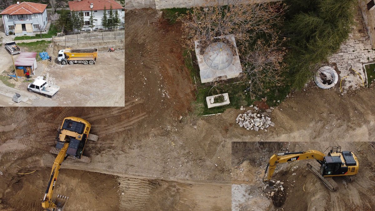 Depremde yıkılan Darende Sadrazam Mehmet Paşa Halk Kütüphanesi yeniden yükseliyor