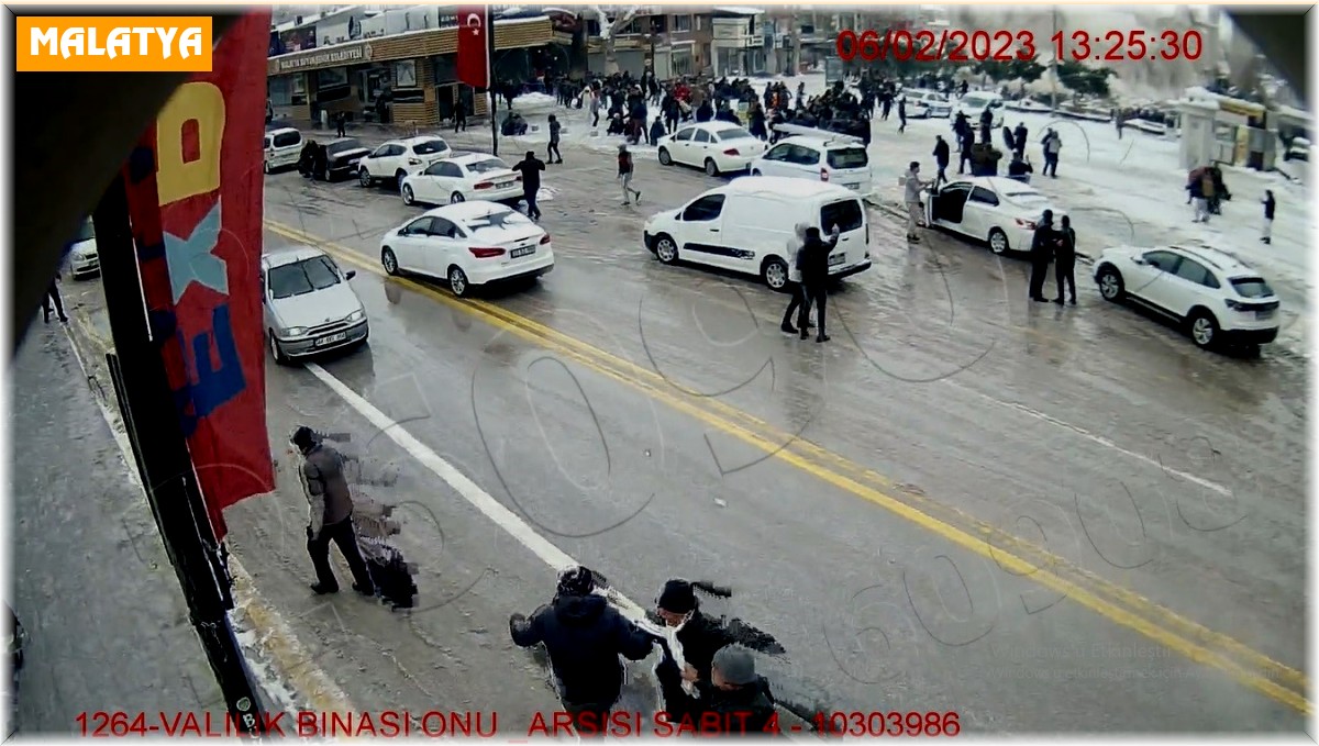 Depremin dehşet verici görüntüleri KGYS kameralarına yansıdı